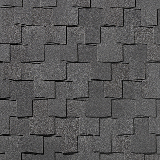 Купить Гибкая черепица QUIET TILE Bohho Антрацитово-серый - изображение 1